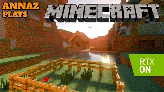 Cave & Abandoned Village Minecraft Exploration on Kelly's RTX | Minecraft Bedrock RTX | Part 2