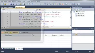 Visual Basic Tutorial - 14 - Else If And Else