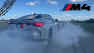BMW M4 (G82) Burnouts, Donuts & Drifts! When the G82 M4 Needs New Tires...