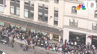 Pro-Palestinian protest at Emerson College, Boston Common