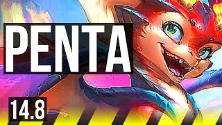 SMOLDER & Milio vs VAYNE & Rakan (ADC) | Penta, Legendary | BR Master | 14.8