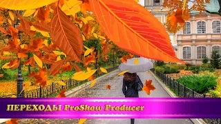 Осенние переходы для ProShow Producer "Листопад в Питере"/Autumn transitions "Leaf fall"