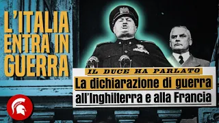 GUERRA PARALLELA: quando l'ITALIA è entrata nella seconda guerra mondiale