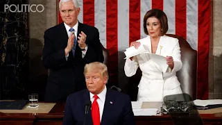 Pelosi rips up Trump's SOTU speech after address