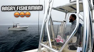 This Got Ugly.... ANGRY FISHERMAN Thinks He "Owns" The Ocean and Wants To FIGHT!  (INSANE)