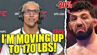 Charles Oliveira open to MOVING UP to WW, NSAC withhold 20% of Arman Tsarukyan’s UFC 300 purse