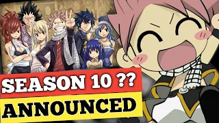 Fairy Tail : 100 Year Quest Anime Release Date Announced | Season 10 | [Hindi]