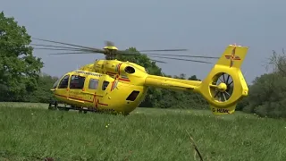 EAAA | Air Ambulance Take-off ,Helimed 88 (Anglia 2)