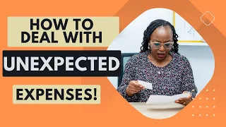 HOW TO DEAL WITH UNEXPECTED EXPENSES WITHOUT GOING BROKE || BOUNCING BACK!!