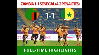 Zambia 🇿🇲 1-1  🇸🇳  Senegal  ( 4_2 Penalties ) AWCON 2022 Quarter-final