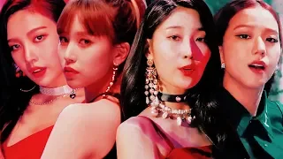 BLACKPINK & RED VELVET & EVERGLOW & TWICE - 'Fancy Chocolat Boy Love' MASHUP