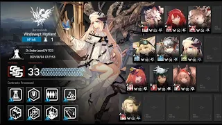 [Arknights] CC#3 Cinder, Risk 33 Max Risk Week 2, Burst Strategy