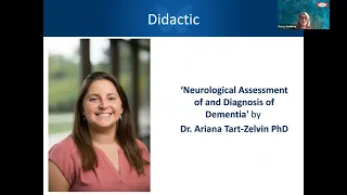 UW Project ECHO Dementia 3/8/24: Neurological Assessment and Diagnosis of Dementia