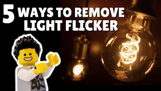 5 Ways to Remove Light Flicker | Brickology Stop Motion