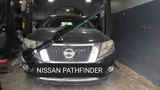 CV axle replacement ... nissan pathfinder 2013 - 2019 #nissan #pathfinder