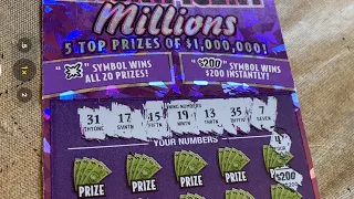 PA $600 SCRATCH TICKET SESSION!! FULL BOOK BRAND NEW MAGNIFICENT MILLIONS!!