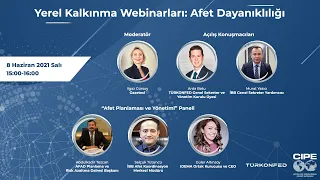 TÜRKONFED Yerel Kalkınma Webinarları: Afet Dayanıklılığı