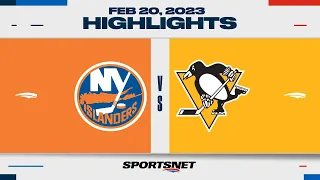 NHL Highlights | Islanders vs. Penguins - February 20, 2023