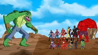 IF AVENGERS MARVEL: HULK, SPIDERMAN, BLACK PANTHER VS THE LIZARD - EPIC BATTLE | SUPER HEROES MOVIES