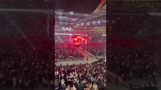 Tyson Fury and Wembley crowd singing American Pie after victory over Dillian Whyte