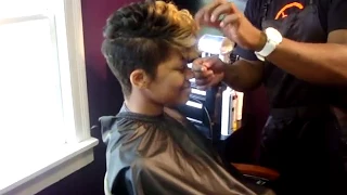RHYTHM HAIR STUDIO TV: " Hairstyle Inspired by Rihanna and Keri Hilson"