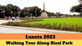 New Luneta Park 2023 Walking Tour Along Rizal Park Manila