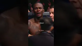 Israel adesanya thinks it was a bad stoppage