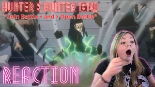 Hunter x Hunter 1x140 "Join Battle × and × Open Battle" reaction & review