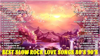 NONSTOP SLOW ROCK LOVE SONGS 80S 90S 💦 Scorpions, GNR, Bon Jovi, Eagles, Led Zeppelin, Aerosmith