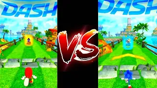 Sonic vs Knuckle: Sonic Dash Endless Running💥