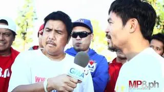 Manny Pacquiao - Lots of Goofing off after Workouts - MUST WATCH - FUNNY