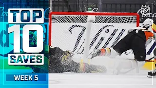 Top 10 Saves from Week 5 | 2021 NHL Season