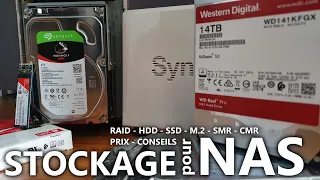 Choisir le STOCKAGE 💽 (HDD et SSD) pour son NAS (RAID, HDD, SSD, M.2, SMR, CMR, fiabilité, prix...)