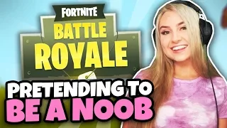 Pretending to be noob in Fortnite Part 2! (Funny random squad trolling)