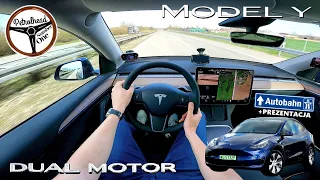 2023 Tesla Model Y Long Range | Próba autostradowa i prezentacja. V-MAX, 0-100, 100-200 km/h.