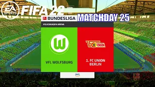 FIFA 22 - Wolfsburg vs Union Berlin Bundesliga 2021/22 Matchday 25 | Next-Gen Gameplay