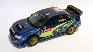 Building and upgrading the 1:24 Tamiya Subaru Impreza WRC '04
