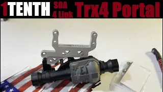 1Tenth TRX4 Portal SOA Mount and 4 Link Adapter Install