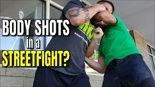 Do NOT throw body shots in self-defense... maybe...
