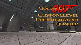 GoldenEye 007 N64 - Underground Bunker - 00 Agent (Custom level)