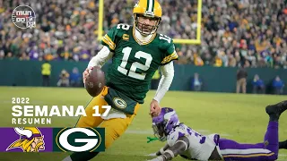 😲[PALIZA] Minnesota Vikings vs.  Green Bay Packers  | Semana 17 NFL 2022 | Resumen Highlights |