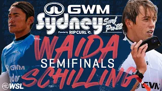 Rio Waida vs Jett Schilling | GWM Sydney Surf Pro - Semifinals Heat Replay