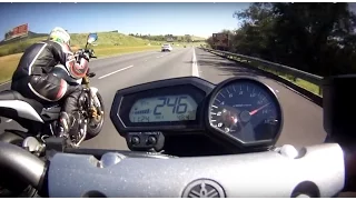 Lupi da Fz6 - Rolê p/Jaguariúna c/ Fabinho da Hornet, Tiozão e Rudny - Minha moto esta indirigível