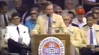 1990 Bob Griese of the Miami Dolphins Hall of Fame Induction