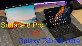 Galaxy Tab S8 Ultra vs Surface 8 Pro Wer ist das bessere Laptop/Tablet