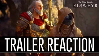 The Elder Scrolls Online: Elsweyr - Trailer REACTION! (Season of the Dragon)