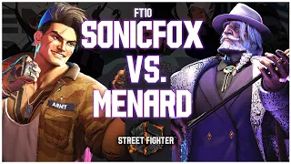 SF6➣ SONICFOX VS MENARD FT10 - JP VS LUKE -【Street Fighter 6】