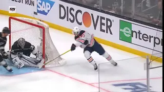 Connor McDavid Scores Wrap Around on Quick