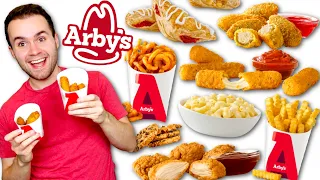 I tried ALL of Arby's SIDES! Which Is The Best? + Dessert Menu Review!