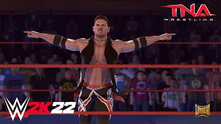 WWE 2K22 - AJ Styles TNA ENTRANCE! - (w/ Get Ready To Fly Theme and TNA Impact Arena!)